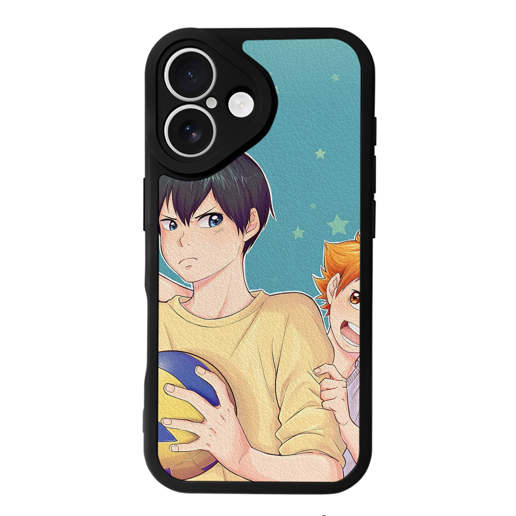 （画像用） ハイキュー!! Haikyu!! 【iPhone 16シリーズ対応】シリコンスマホケース（レザー調） 材質：シリコン